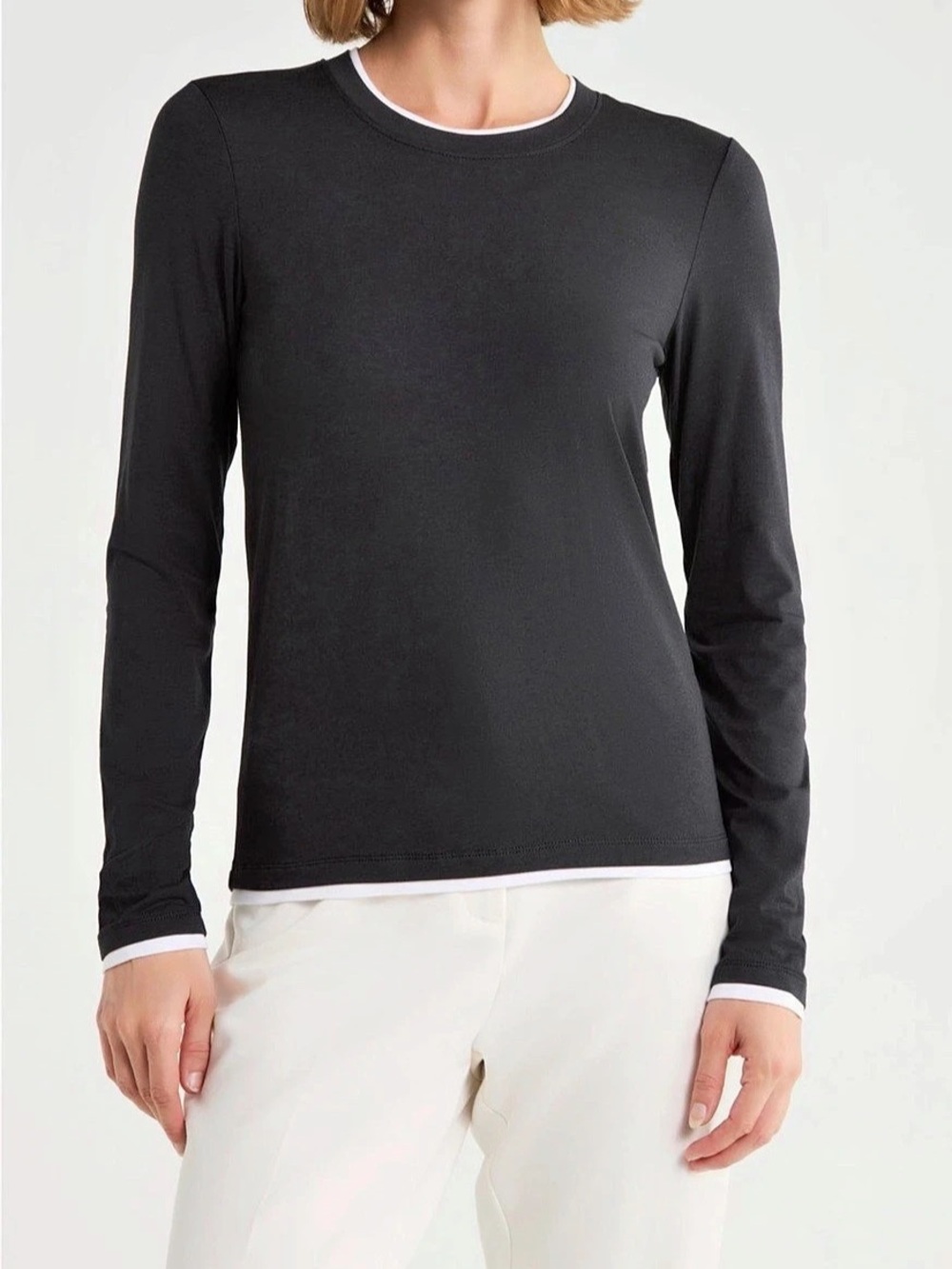 Splendid Women's Black Long Sleeve Top Brand New